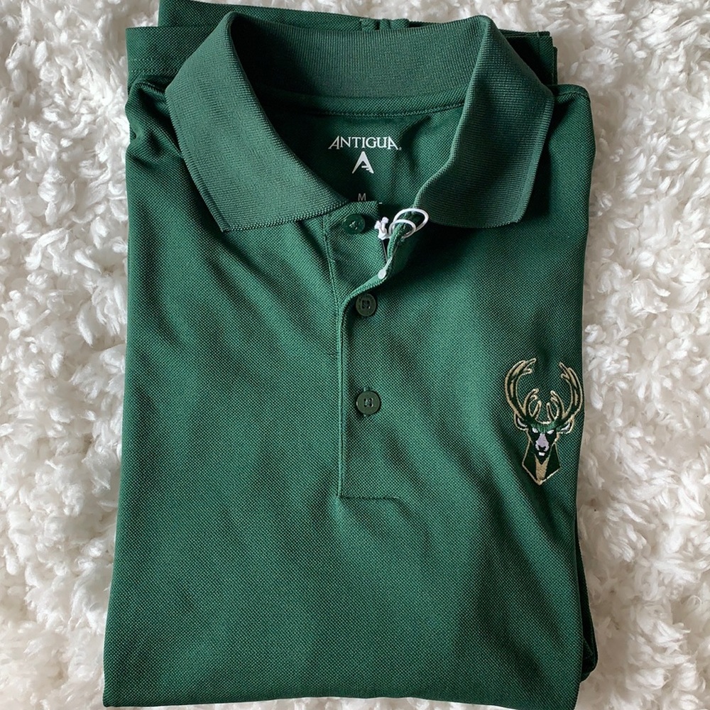 Milwaukee bucks polo / golf shirt size M